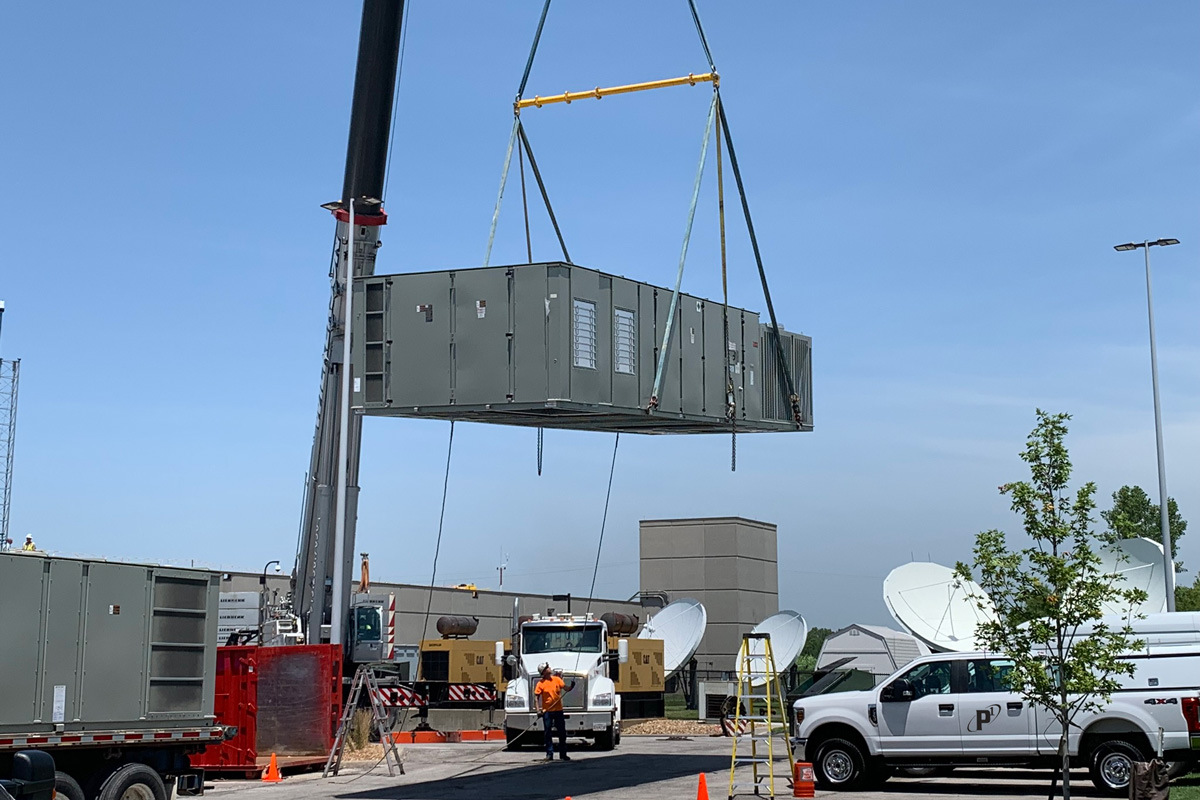 installing system at government facility